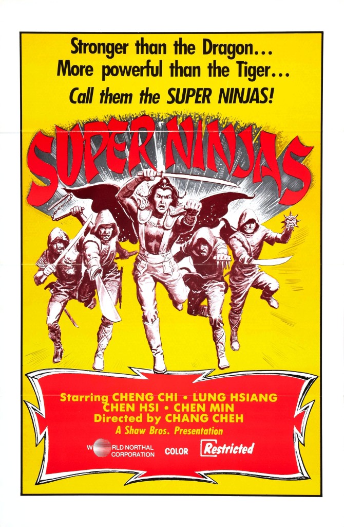 Super Ninjas (Ren zhe wu di, aka Five Element Ninjas) (1982, Hong Kong)